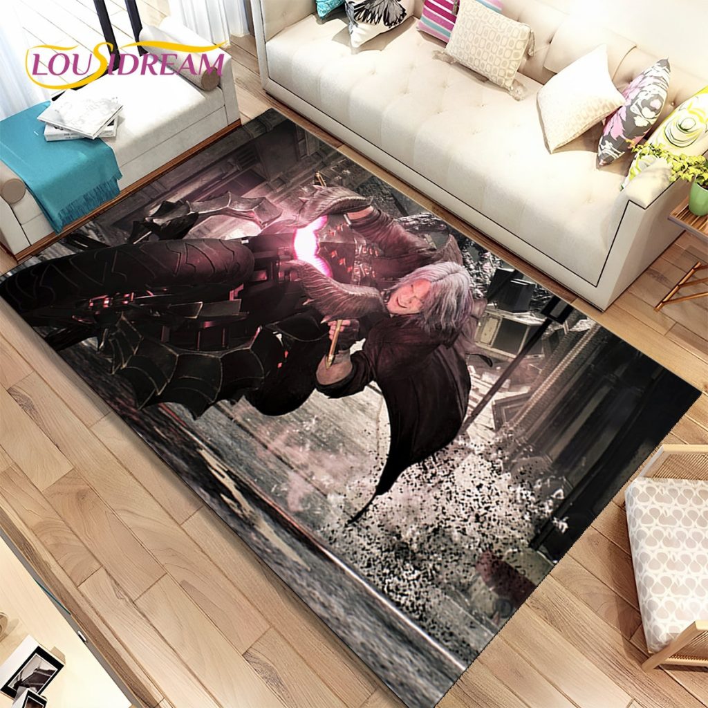 3D HD D Devil May Cry DMC Game Gamer Area Rug Carpet Rug for Home Living 1 - Devil May Cry Shop
