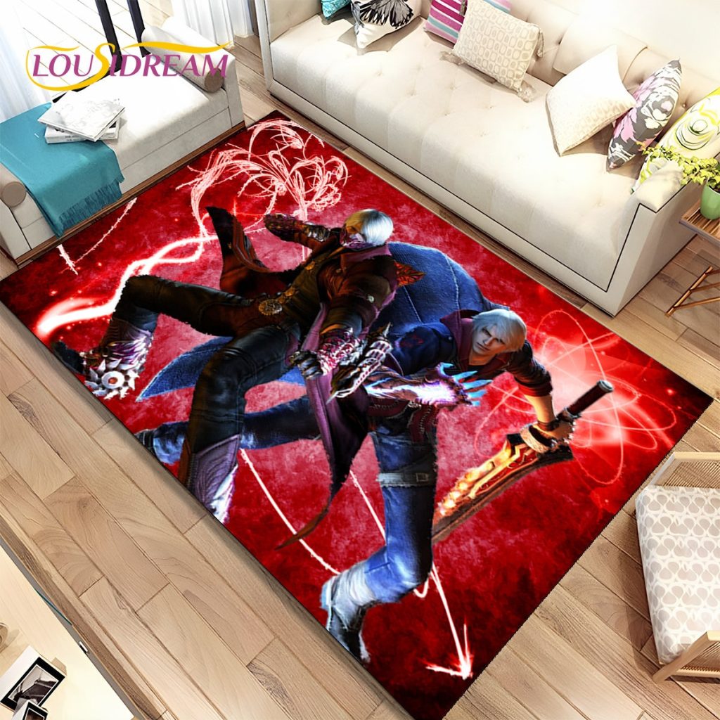 3D HD D Devil May Cry DMC Game Gamer Area Rug Carpet Rug for Home Living 11 - Devil May Cry Shop