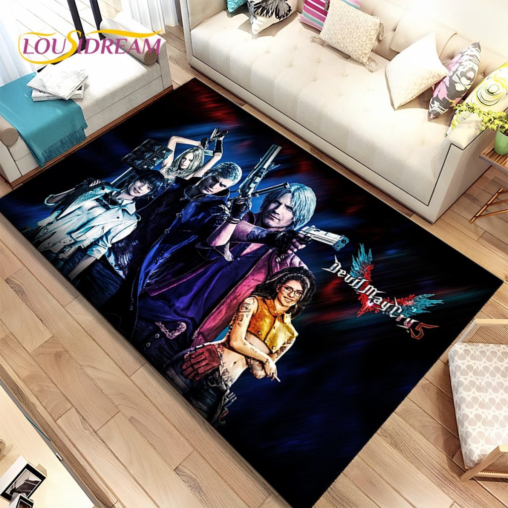 3D HD D Devil May Cry DMC Game Gamer Area Rug Carpet Rug for Home Living 12 - Devil May Cry Shop