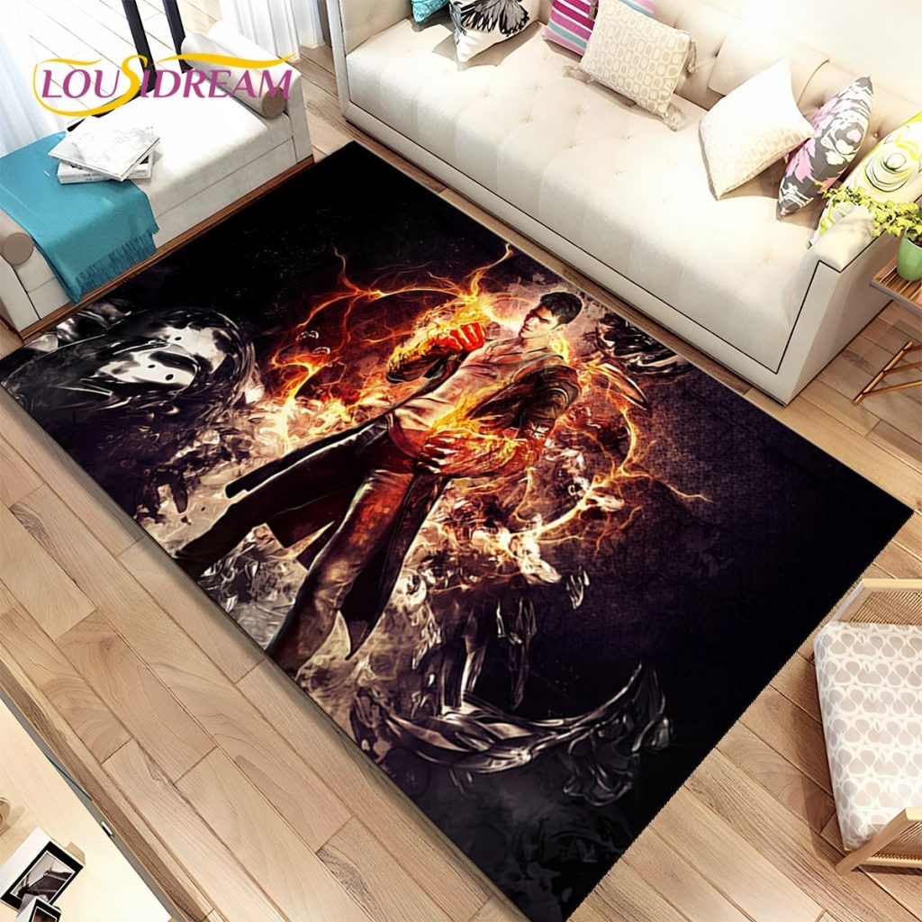 3D HD D Devil May Cry DMC Game Gamer Area Rug Carpet Rug for Home Living 13 - Devil May Cry Shop