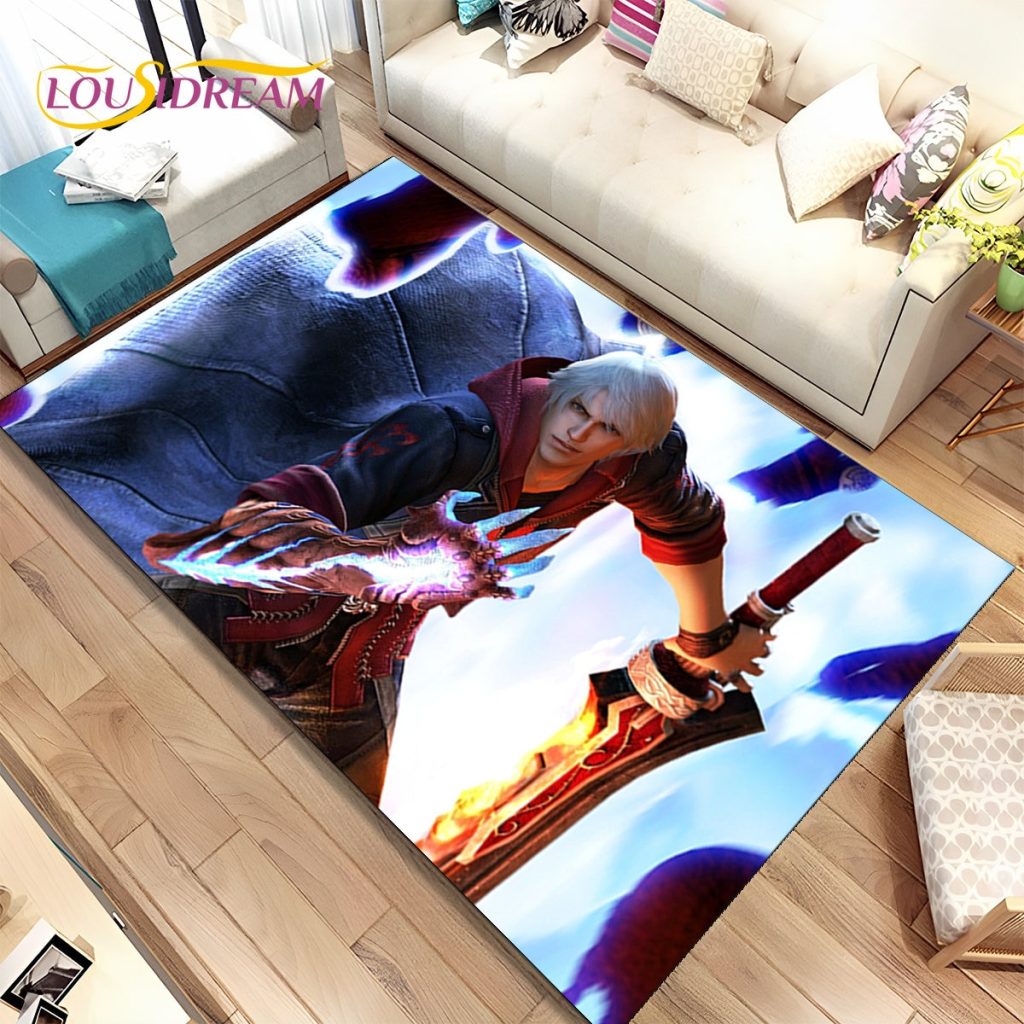 3D HD D Devil May Cry DMC Game Gamer Area Rug Carpet Rug for Home Living 15 - Devil May Cry Shop