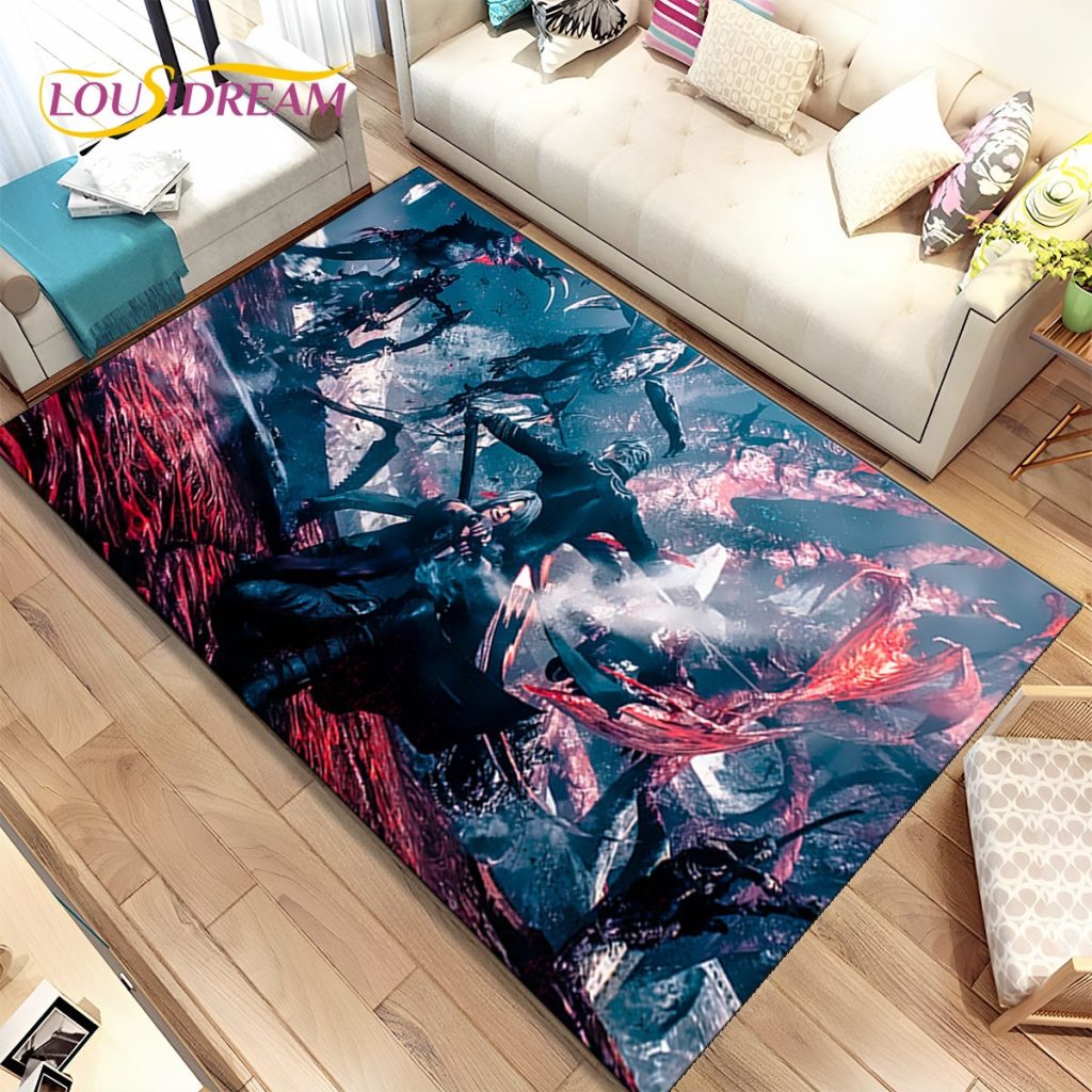 3D HD D Devil May Cry DMC Game Gamer Area Rug Carpet Rug for Home Living 16 - Devil May Cry Shop