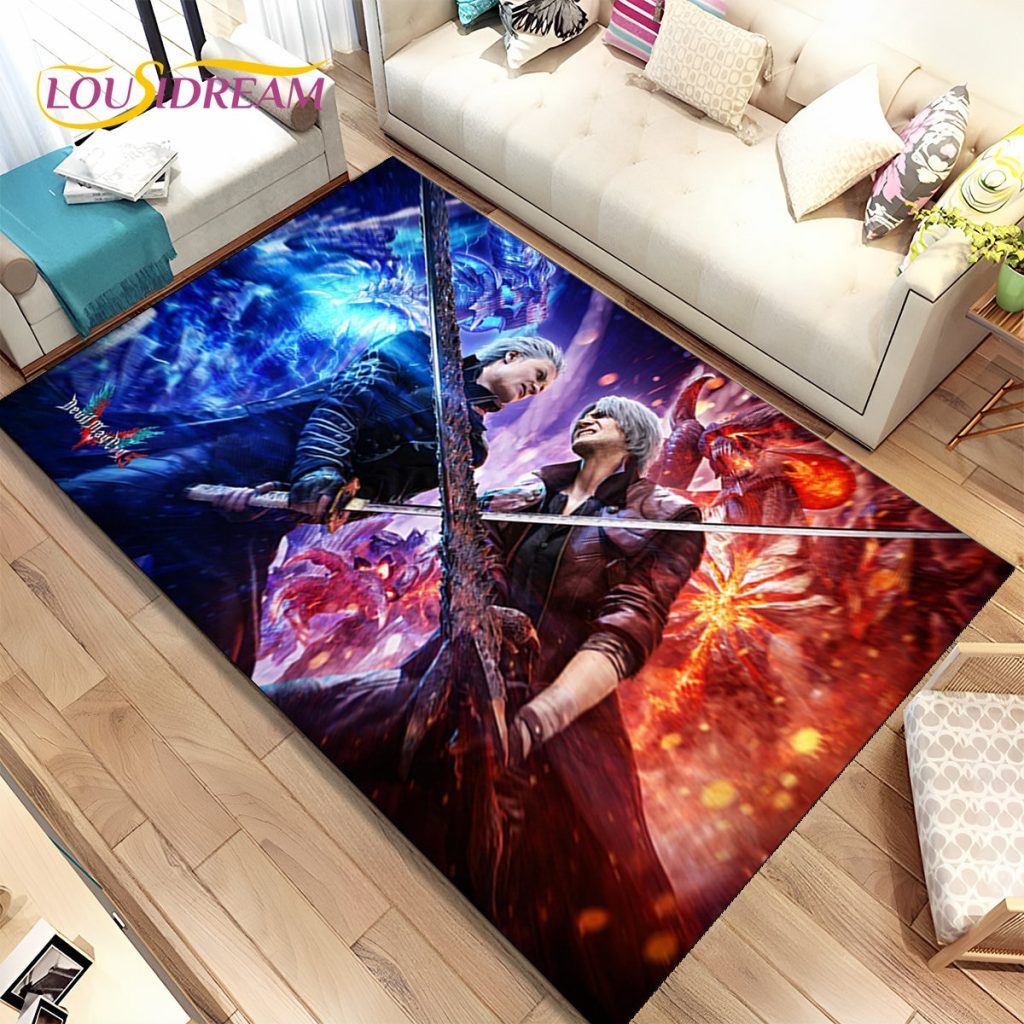 3D HD D Devil May Cry DMC Game Gamer Area Rug Carpet Rug for Home Living 2 - Devil May Cry Shop