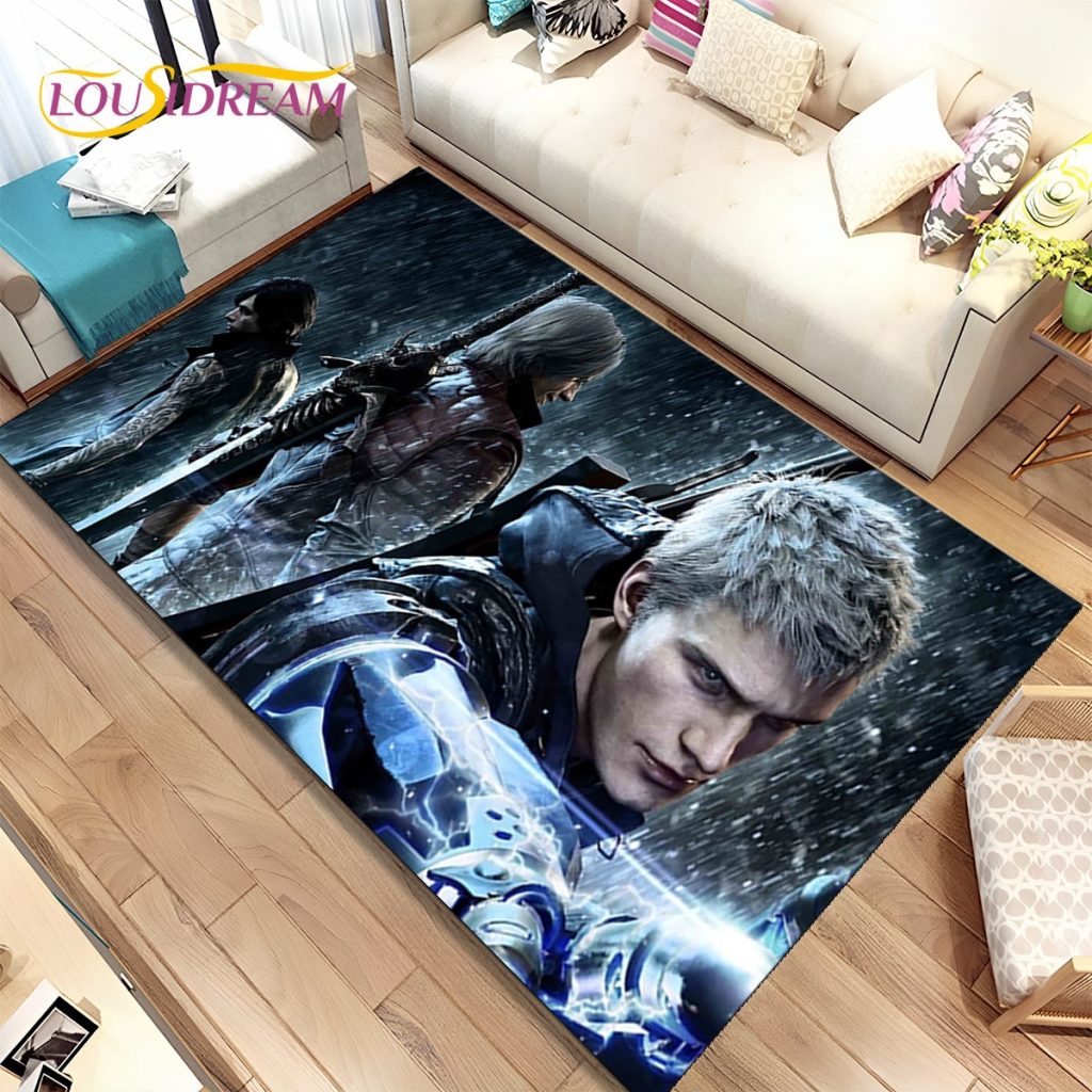 3D HD D Devil May Cry DMC Game Gamer Area Rug Carpet Rug for Home Living 20 - Devil May Cry Shop
