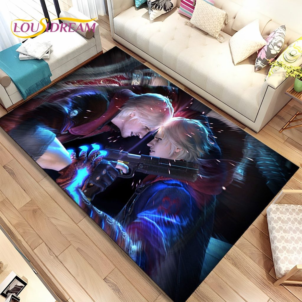 3D HD D Devil May Cry DMC Game Gamer Area Rug Carpet Rug for Home Living 21 - Devil May Cry Shop