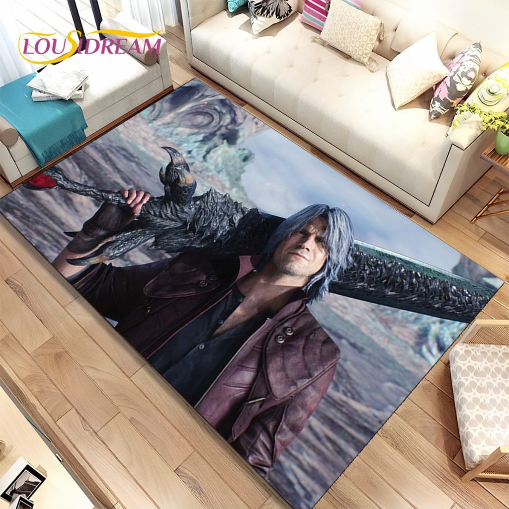 3D HD D Devil May Cry DMC Game Gamer Area Rug Carpet Rug for Home Living 22 - Devil May Cry Shop