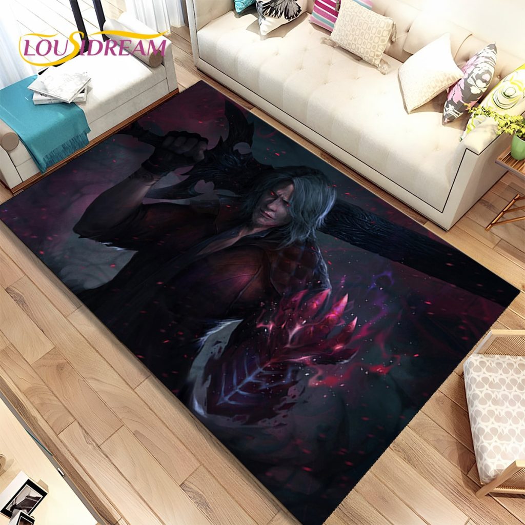 3D HD D Devil May Cry DMC Game Gamer Area Rug Carpet Rug for Home Living 23 - Devil May Cry Shop