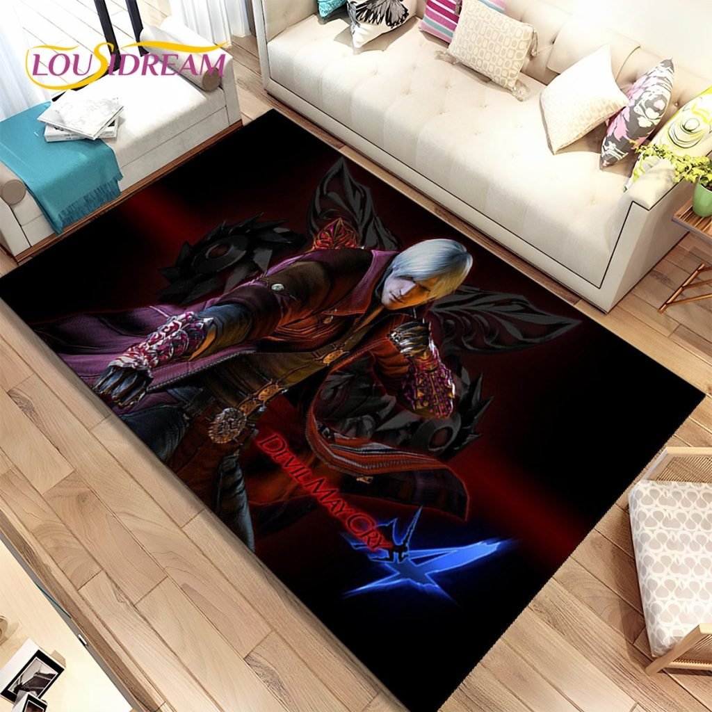 3D HD D Devil May Cry DMC Game Gamer Area Rug Carpet Rug for Home Living 24 - Devil May Cry Shop