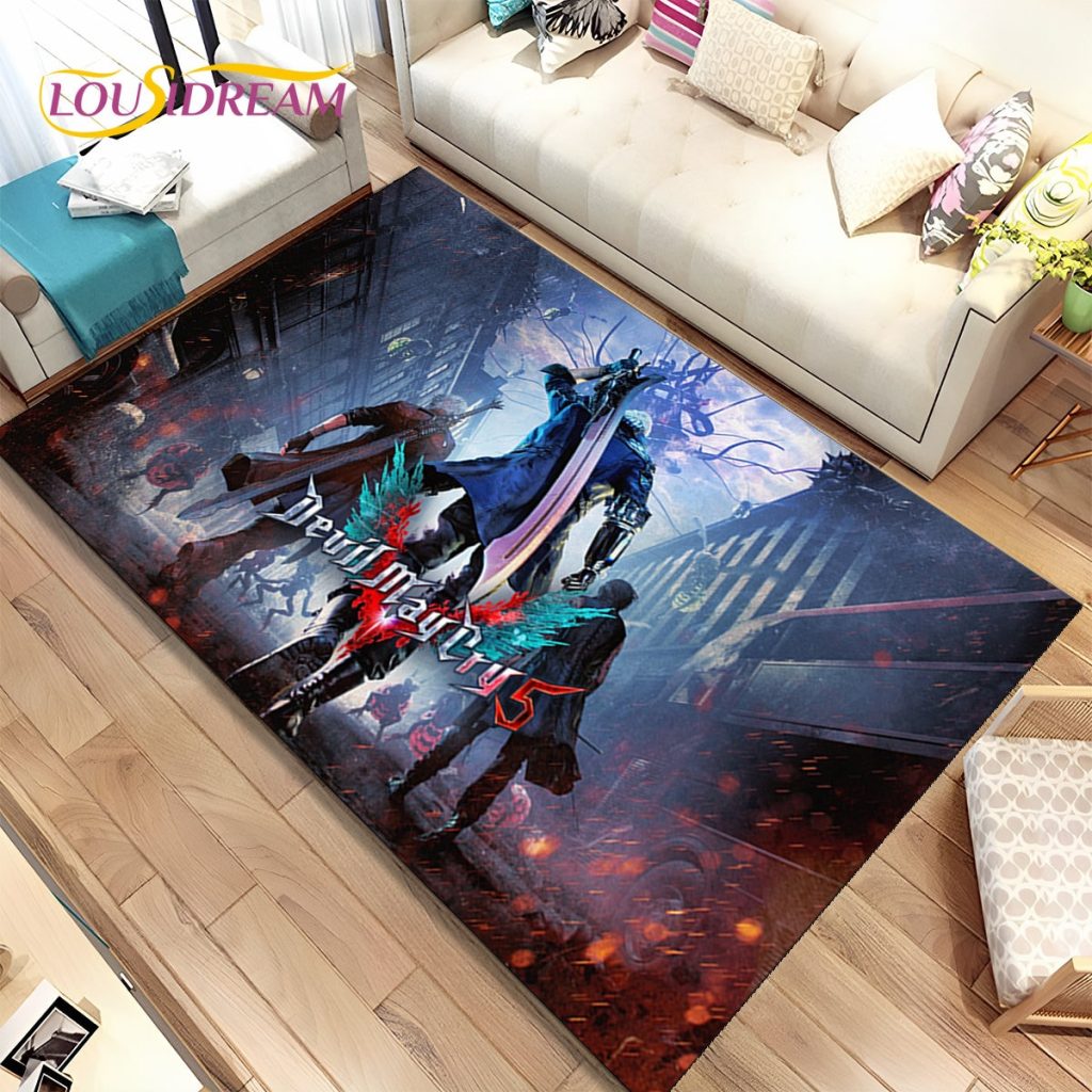 3D HD D Devil May Cry DMC Game Gamer Area Rug Carpet Rug for Home Living 3 - Devil May Cry Shop