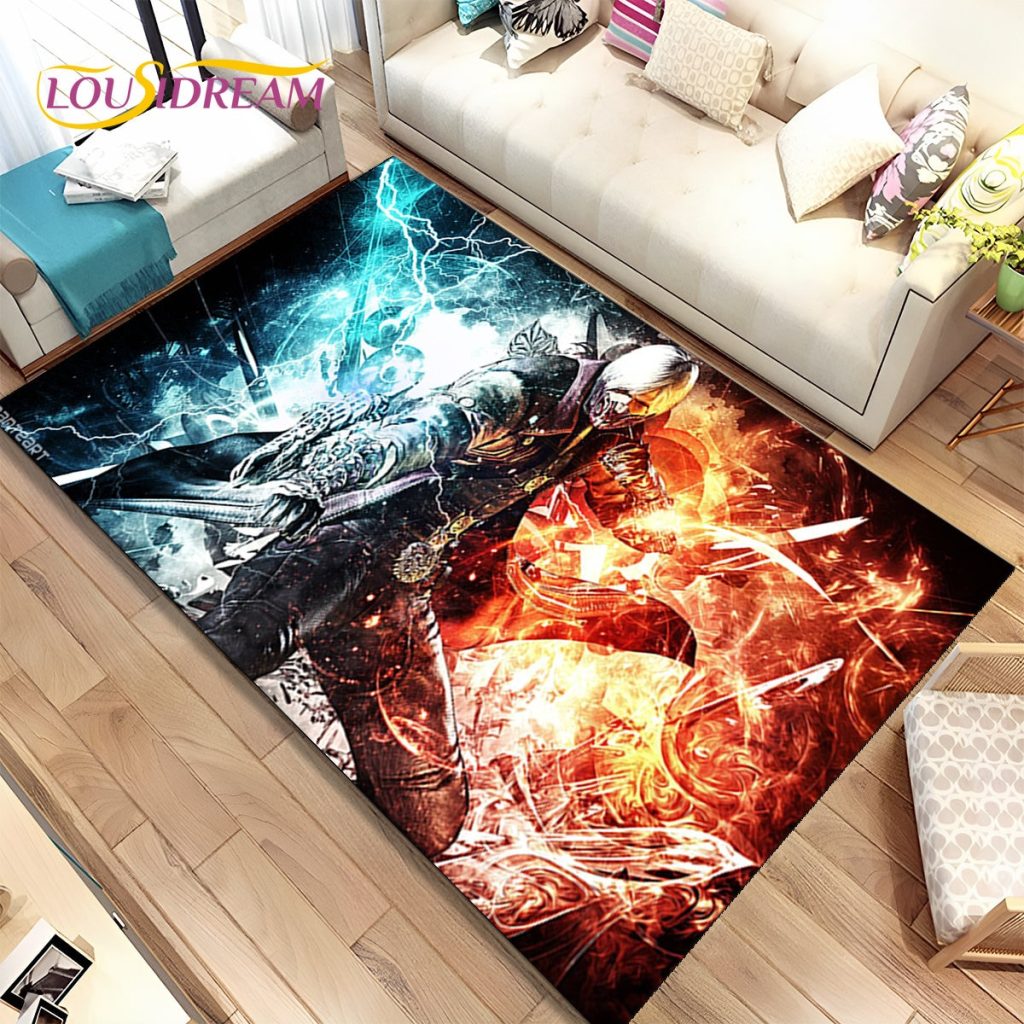 3D HD D Devil May Cry DMC Game Gamer Area Rug Carpet Rug for Home Living 4 - Devil May Cry Shop