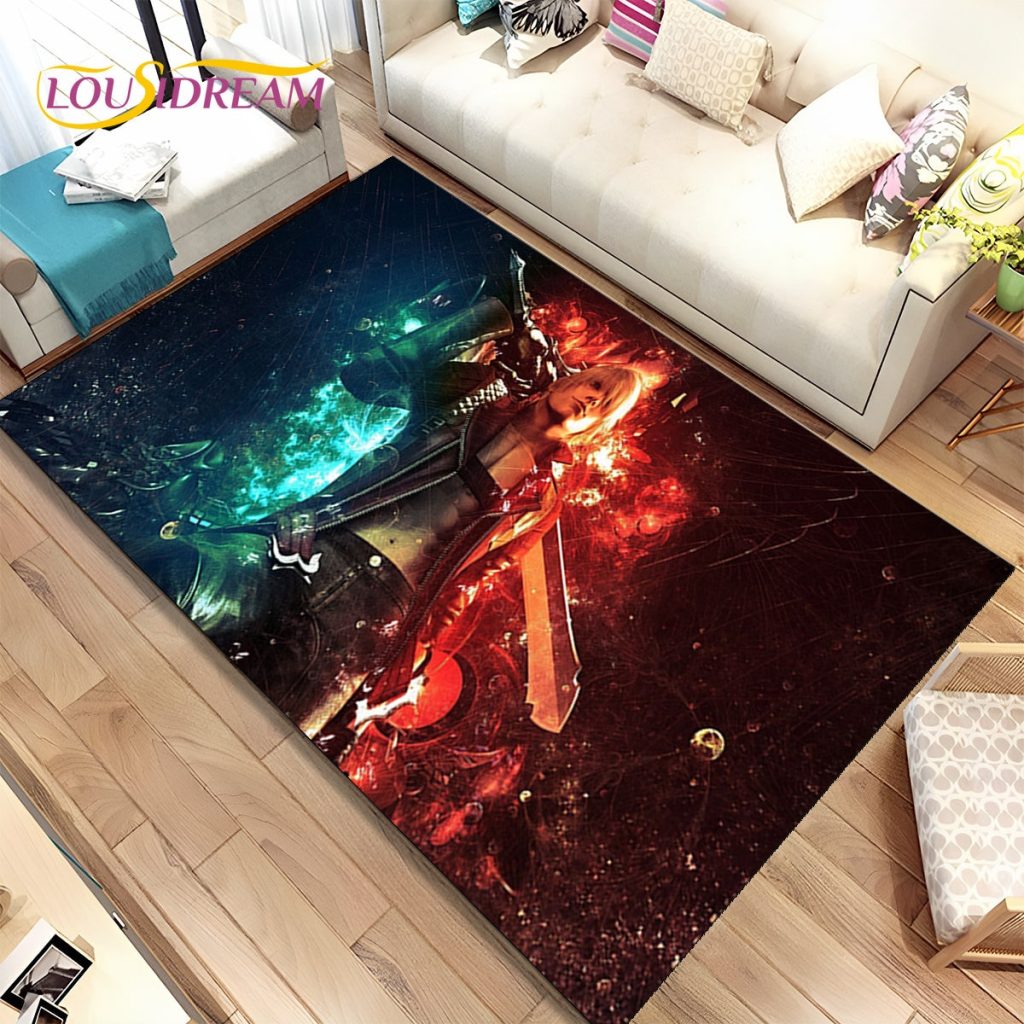 3D HD D Devil May Cry DMC Game Gamer Area Rug Carpet Rug for Home Living 5 - Devil May Cry Shop