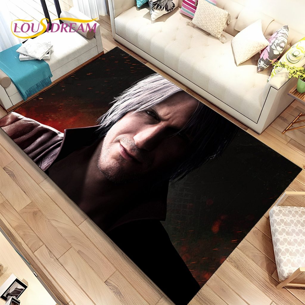 3D HD D Devil May Cry DMC Game Gamer Area Rug Carpet Rug for Home Living 7 - Devil May Cry Shop