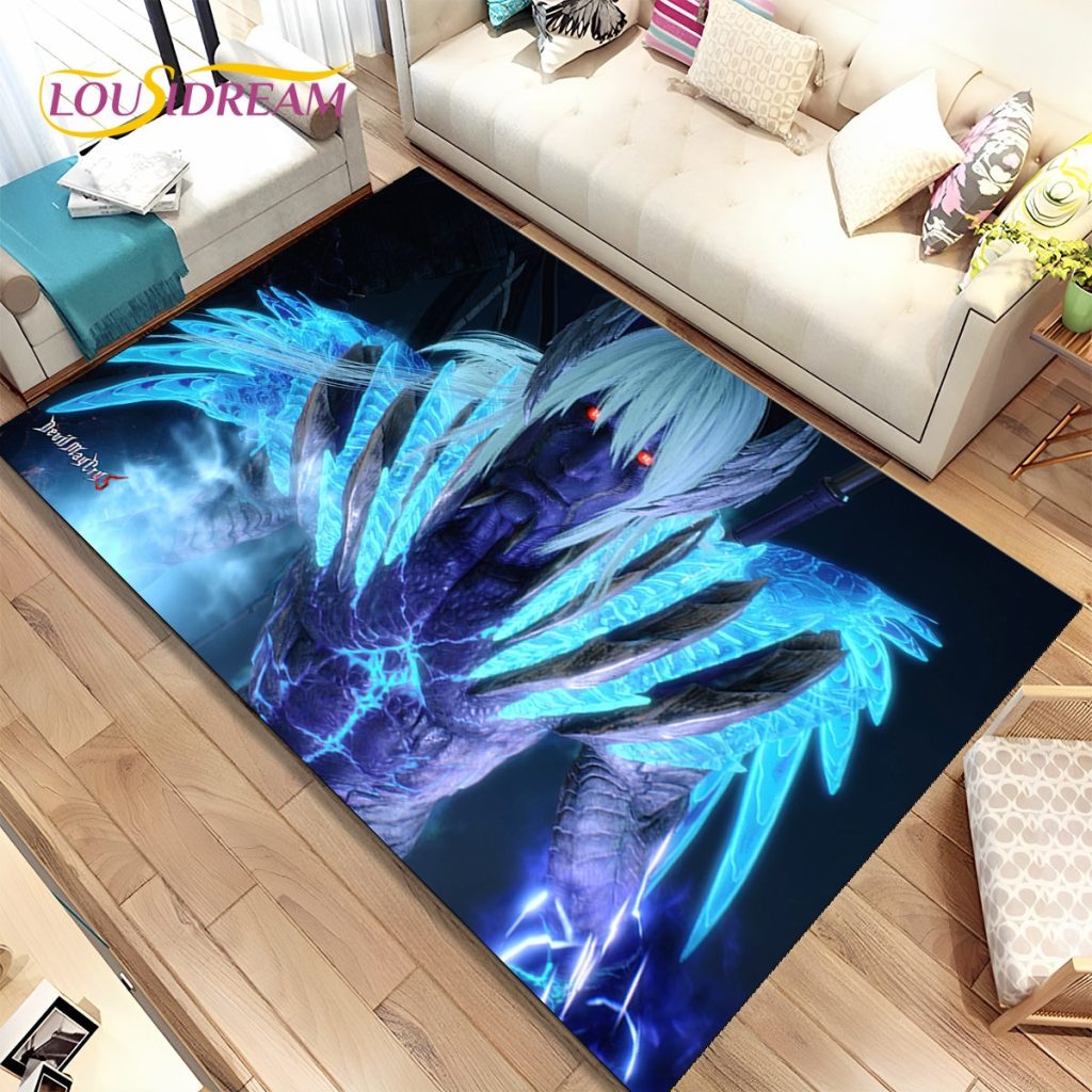 3D HD D Devil May Cry DMC Game Gamer Area Rug Carpet Rug for Home Living 8 - Devil May Cry Shop