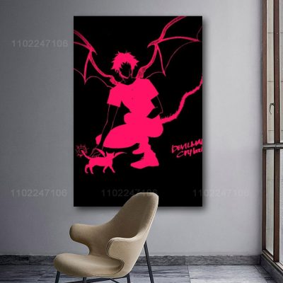 devilman crybaby cartoon 24x36 Decorative Canvas Posters Room Bar Cafe Decor Gift Print Art Wall Paintings 13 - Devil May Cry Shop