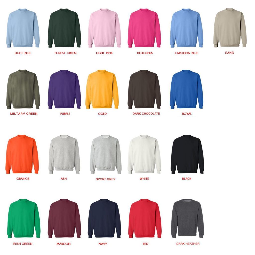 sweatshirt color chart - Devil May Cry Shop